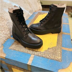 Franco Sarto Women’s Combat Boots, size 5.5.